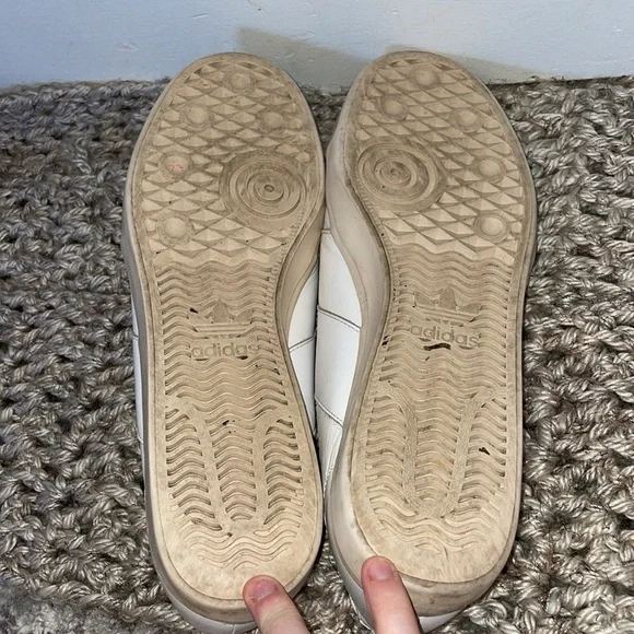 adidas x Randsom rare collab low ride sneakers solid white athletic - Picture 12 of 12